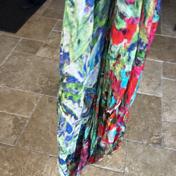 Colorful Women’s Infinity Scarf Pink Red Blue Green Orange Purple Soft - Picture 6 of 8